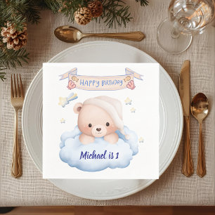 Servilleta de papel personalizada Feliz Cumpleaños