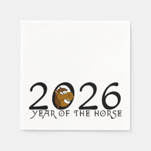 Servilleta De Papel Personalizado 2026 Año Nuevo chino del caballo