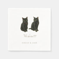 Personalizado 2 Cuadros Bodas de gatos