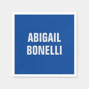 Servilleta De Papel Personalizado agudo excelente nombre minimalista a