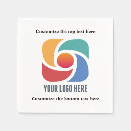 Servilleta De Papel Personalizado Añadir el Fiesta de su empresa con l