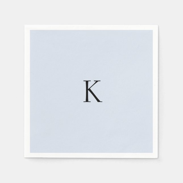 Servilleta De Papel Personalizado azul turbio (Anverso)