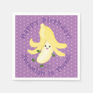 Servilleta De Papel Personalizado bananero Cute kawaii