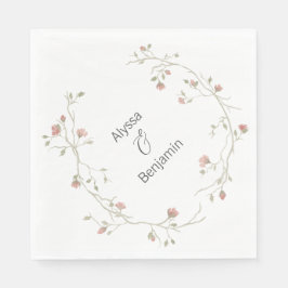 Servilleta De Papel Personalizado Bohemian Boda Napkin