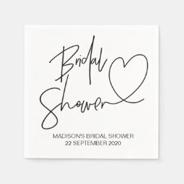 Servilleta De Papel Personalizado Bridal Shower Fiesta Decoración Cock