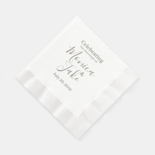 Servilleta De Papel Personalizado Classic 6.5 x 6.5 servilletas de pap