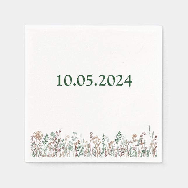 Servilleta De Papel Personalizado Cocktail Napkin (Anverso)