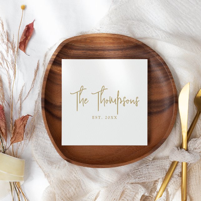 Servilleta De Papel Personalizado Con Nombres Elegantes Guión De Calig (Subido por el creador)