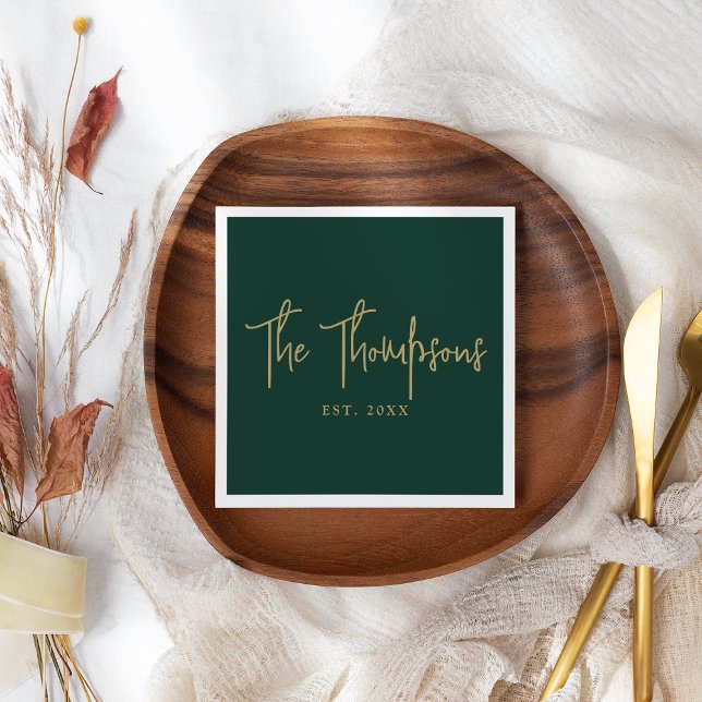 Servilleta De Papel Personalizado Con Nombres Elegantes Guión De Calig (Subido por el creador)