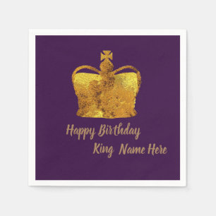 Servilleta De Papel Personalizado Cumpleaños Cocktail Napkin