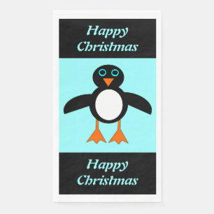 Servilleta De Papel Personalizado Cute Penguin