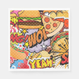 Servilleta De Papel Personalizado de alimentos