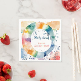 Servilleta De Papel Personalizado de Baby Shower de Cute BOHO