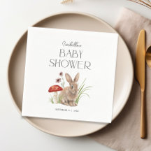 Personalizado de Baby Shower de Woodland Forest An
