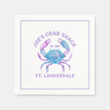 Personalizado de cangrejo color agua pastel