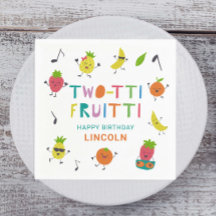 Personalizado de cumpleaños de Tutti Fruitti Fruto