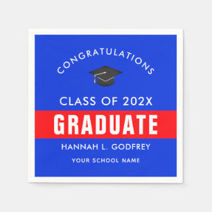 Servilleta De Papel Personalizado de Felicitaciones a los Graduados Az