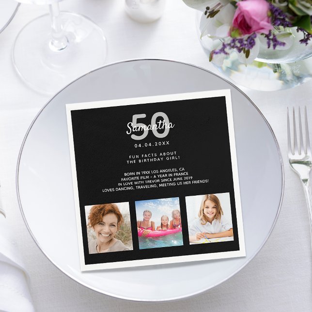 Servilleta De Papel Personalizado de fiesta de cumpleaños foto hechos  (Subido por el creador)