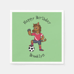 Servilleta De Papel Personalizado de fútbol divertido y divertido