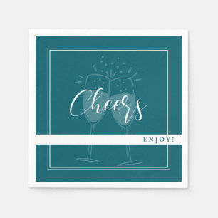 Servilleta De Papel Personalizado de gasolina profunda Fiesta Napkins