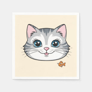 Servilleta De Papel Personalizado de gatitos de gatos de gatito