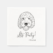 Personalizado de Goldendoodle Labradoodle. Boda de