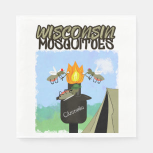 Servilleta De Papel Personalizado de los mosquitos de Wisconsin - Acam