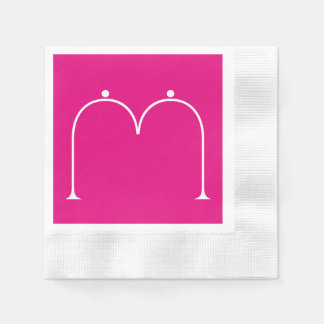 Servilleta De Papel Personalizado de Moda simple Monogramado de papel 