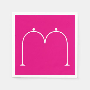 Servilleta De Papel Personalizado de Moda simple Monogramado de papel 