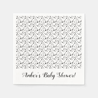 Servilleta De Papel Personalizado de música Fiesta Napkins