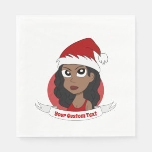 Servilleta De Papel Personalizado de Navidades jóvenes