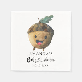 Servilleta De Papel Personalizado de otoño de Baby Shower