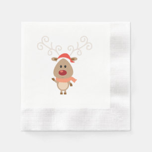 Servilleta De Papel Personalizado de renos malcriados