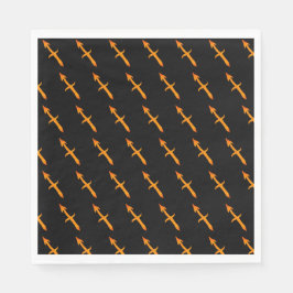 Servilleta De Papel Personalizado de Rótulo de Astrología Zodiac Sagit