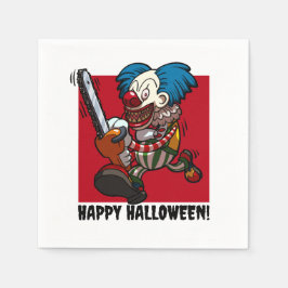 Servilleta De Papel Personalizado de terror de Halloween, payaso de co