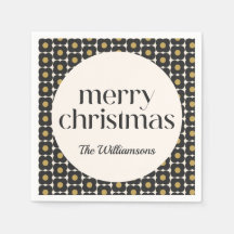 Personalizado de vacaciones de Navidades de oro ne