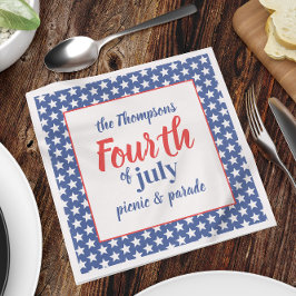 Servilleta De Papel Personalizado de verano en julio