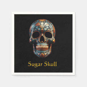 Servilleta De Papel personalizado del Día de la Calavera Muerta