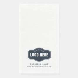 Servilleta De Papel Personalizado del logotipo comercial y del sitio w