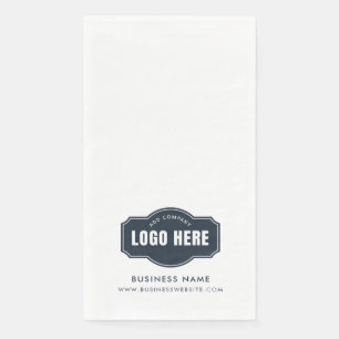 Servilleta De Papel Personalizado del logotipo comercial y del sitio w