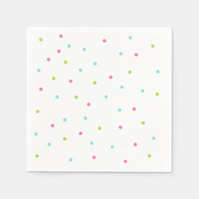 Servilleta De Papel Personalizado Donuts Art Happy Birthday Art Donut  (Anverso)