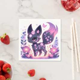 Servilleta De Papel Personalizado elegante Fox Baby Shower