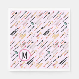 Servilleta De Papel Personalizado Elegante Glittering Beauty Makeup To