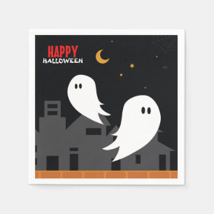 Servilleta De Papel Personalizado fantasmal de Halloween