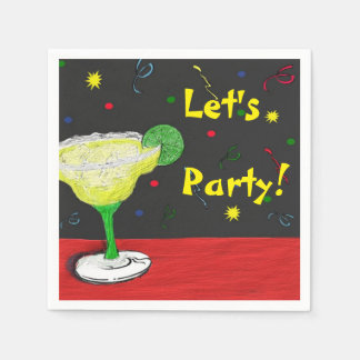 Servilleta De Papel Personalizado Festive Margarita