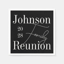 Servilleta De Papel Personalizado Fiesta de Reunión Familiar Moderna d