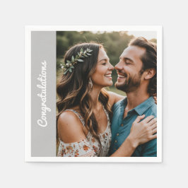 Servilleta De Papel "Personalizado Fiesta Napkin - Editable en foto y 