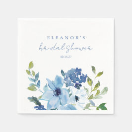 Servilleta De Papel Personalizado Floral Bridal Bridal Shower