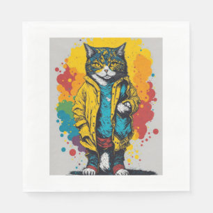 Servilleta De Papel personalizado gato