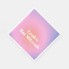 Servilleta De Papel Personalizado Gradiente Gradiente Lavanda Morado B